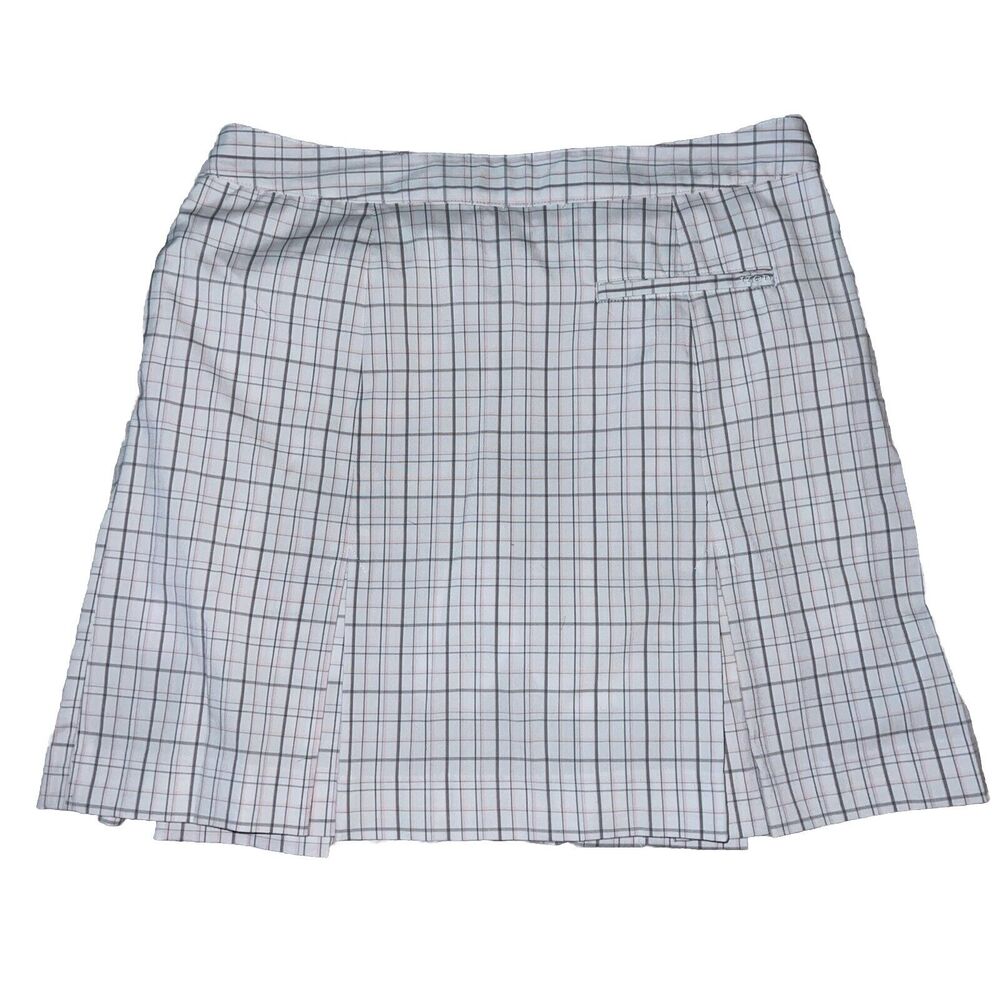 IZOD Skort Women Sz‎ 4 Golfcore Tennis Pickelball Athleisure Performance Plaid - Picture 2 of 10
